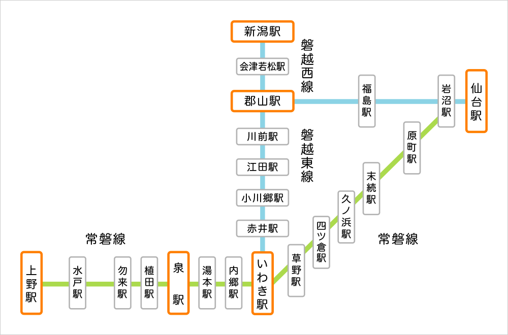 JR案内図